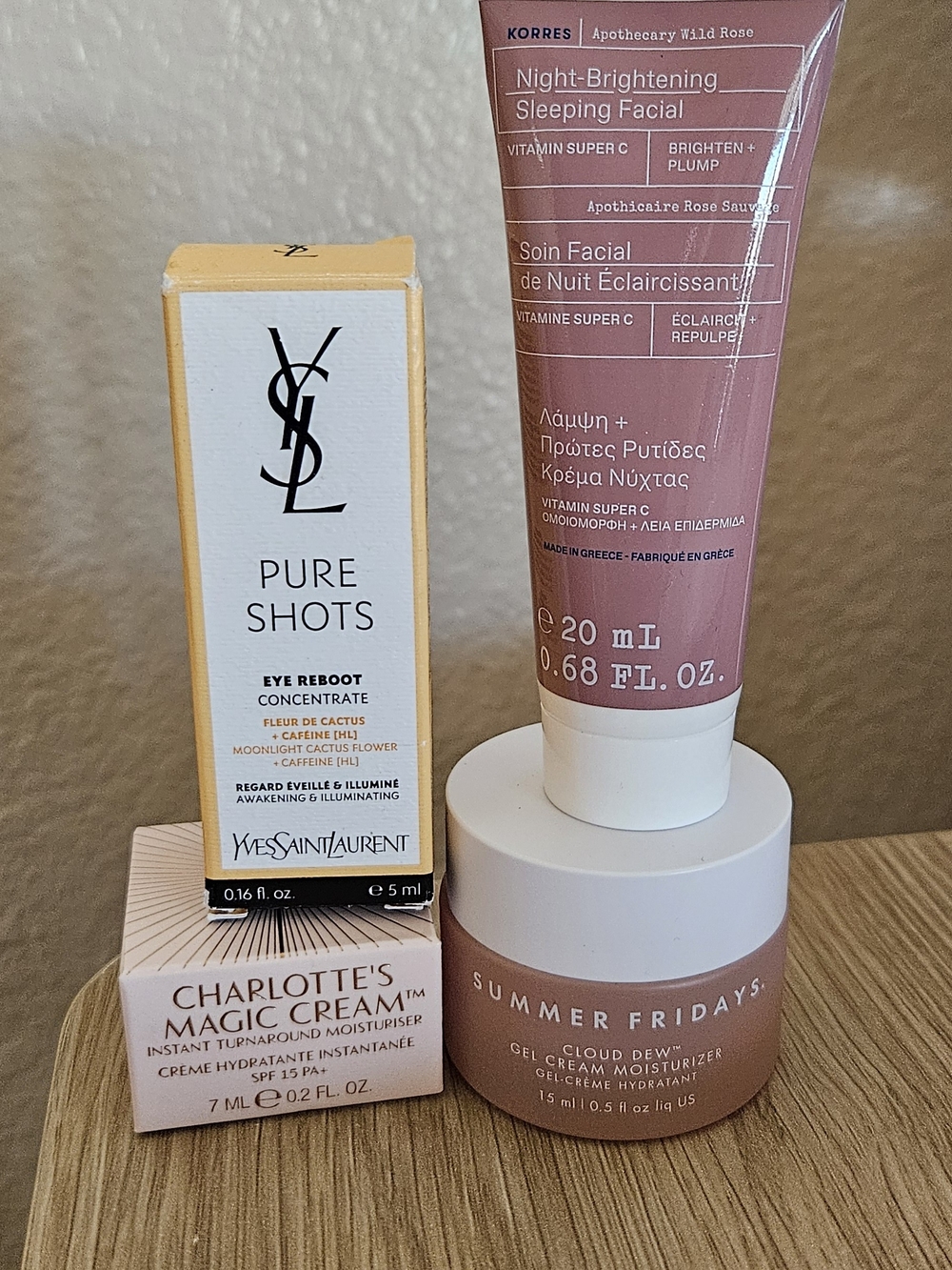Yves Saint Laurent, Charlotte Tillbury, Summer Fridays & Korrres Travel Bundle
